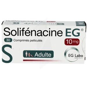 Solifenacine Eg 10 Mg, Comprimé Pelliculé
