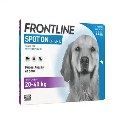Frontline Solution externe chien 20-40kg 4Doses