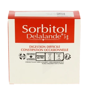 Sorbitol Delalande 5 G, Poudre Pour Solution Buvable En Sachet-dose