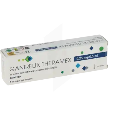 Ganirelix Theramex 0,25 Mg/0,5 Ml, Solution Injectable En Seringue Pré-remplie à Paris