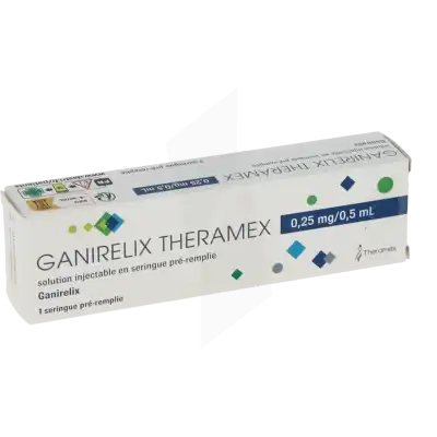 Ganirelix Theramex 0,25 Mg/0,5 Ml, Solution Injectable En Seringue Pré-remplie à Nice