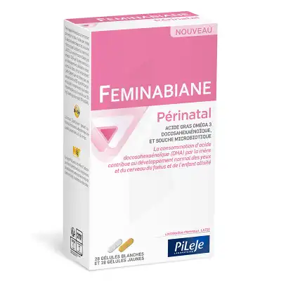 Pileje Feminabiane Périnatal 28 Gélules Blanches Et 28 Gélules Jaunes à SEYNOD