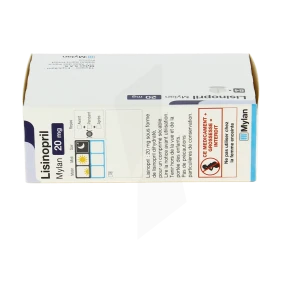 Lisinopril Viatris 20 Mg, Comprimé Sécable