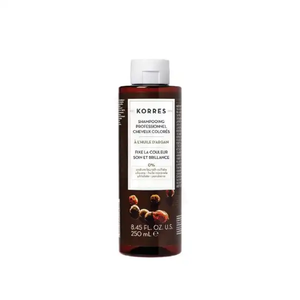 Korres Shampooing Professionnel Post-coloration à L'huile D'argan 250ml