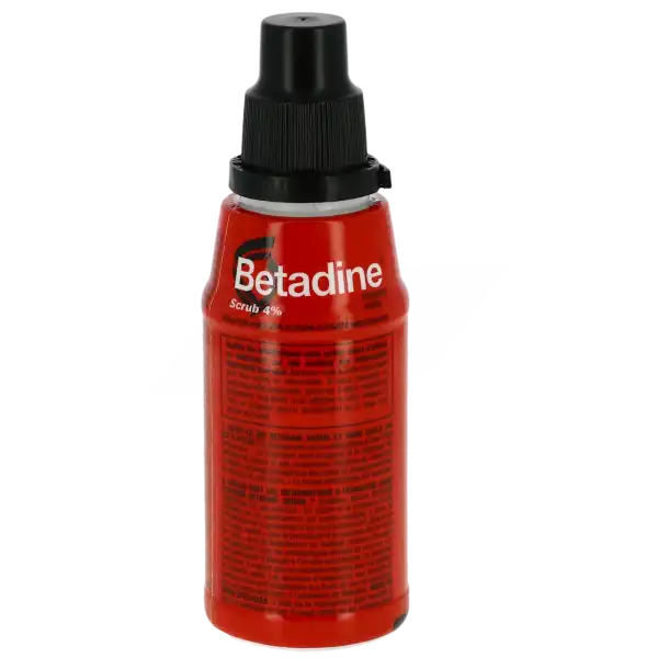 Betadine Scrub 4 %, Solution Pour Application Cutanée (moussante)