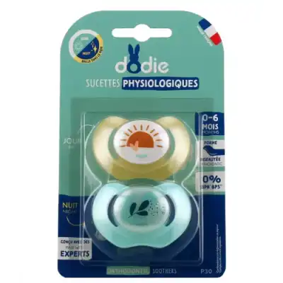 Dodie Sucette Physiologique Silicone 0-6mois Jour/nuit à MARSEILLE