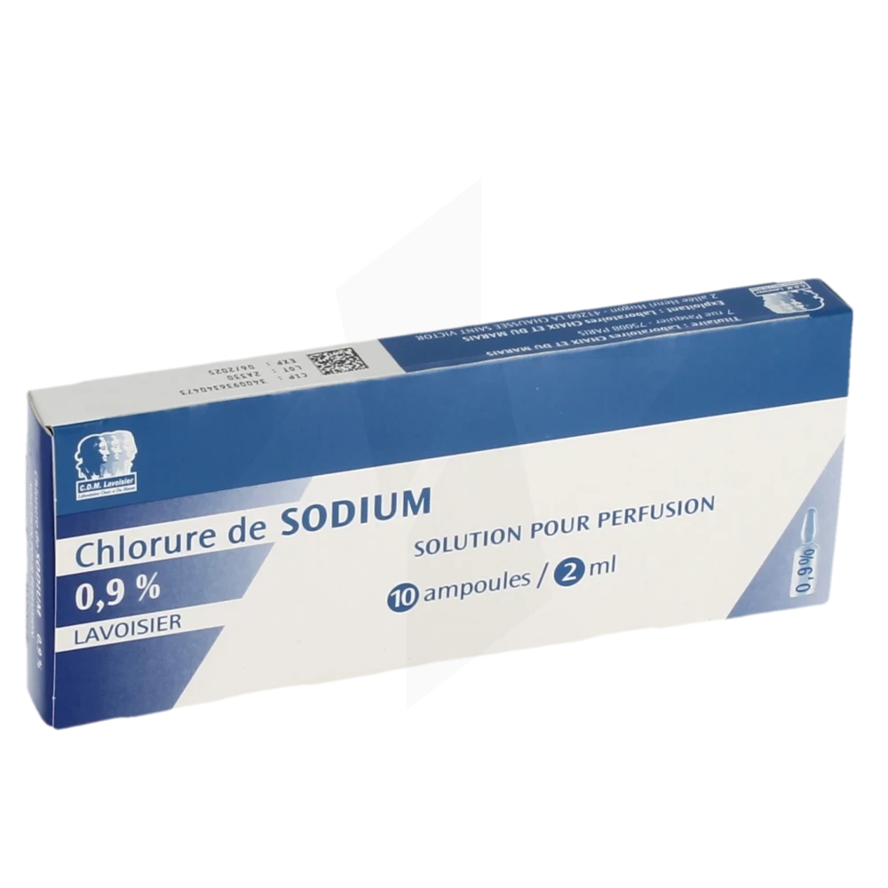 Chlorure De Sodium 0,9 % Lavoisier, Solution Pour Perfusion