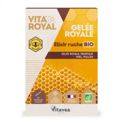Nutrisanté Vita'royal Elixir Ruche Bio 10 Ampoules/10ml à  JOUÉ-LÈS-TOURS