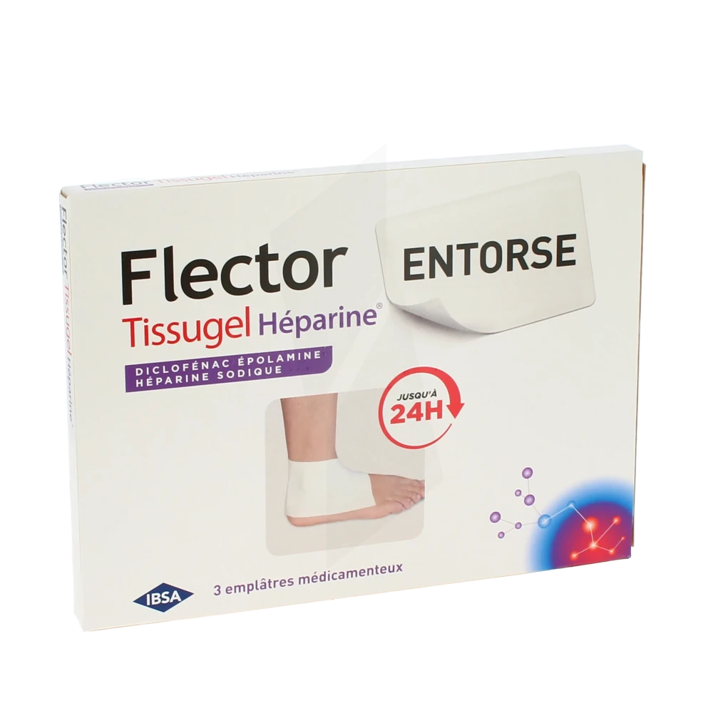 Flector Tissugel Heparine 1 G/40 000 Ui Pour 100 G, Emplâtre Médicamenteux