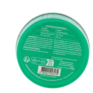 Euphoneo Menthe Eucalyptus Pastille Sans Sucre Boîte De 50