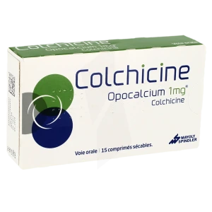 Colchicine Opocalcium 1 Mg, Comprimé Sécable