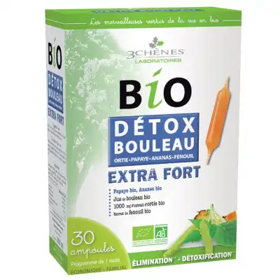 3 Chenes Bio Solution Buvable Detox 30 Ampoules/10ml à PINS-JUSTARET