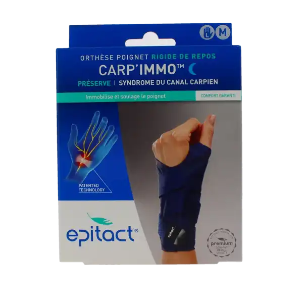 Carp'immo OrthÈse Poignet Rigide De Repos Gauche M