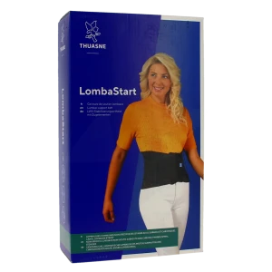Thuasne Lombastart Ceinture Lombaire Maintien Noir Hauteur 21cm Taille 1