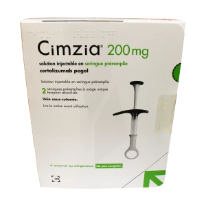 Cimzia 200 Mg Solution Pour Injection En Seringue Préremplie