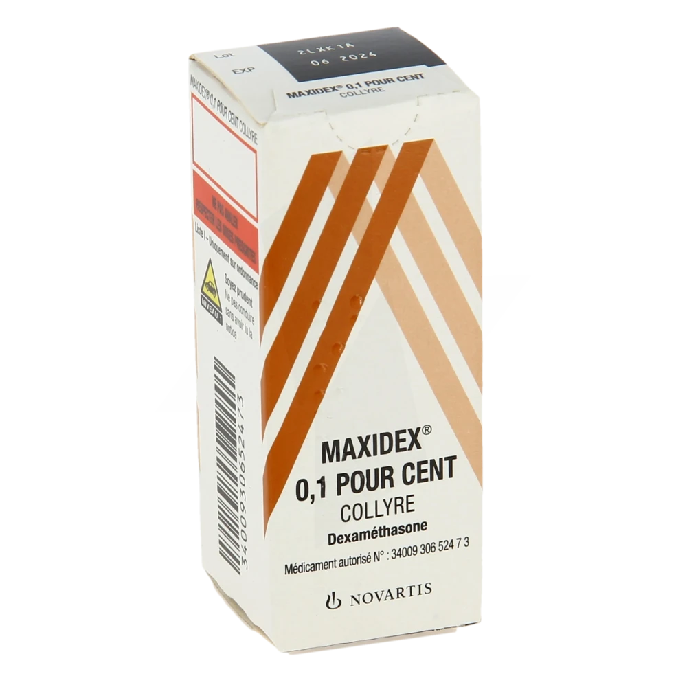Maxidex 0,1 Pour Cent, Collyre