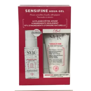 Svr Sensifine Aqua-gel Gel Fl Airless/40ml + Dermo-nettoyant