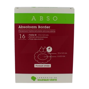 Absofoam Border Ovale Pans M 10x12,5cm B/16