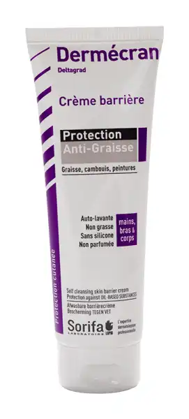 Dermécran® Crème Barrière Protection Anti-graisses Tube De 125ml