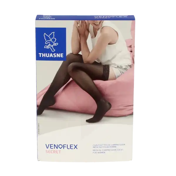 Thuasne Venoflex Secret 2 Chaussette Femme Dune T2l