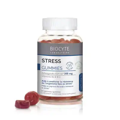 Acheter Biocyte Stress Gummies Gom à mâcher Pot/60 à Angers