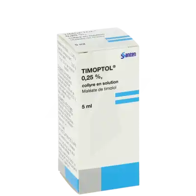 TIMOPTOL 0,25 %, collyre en solution