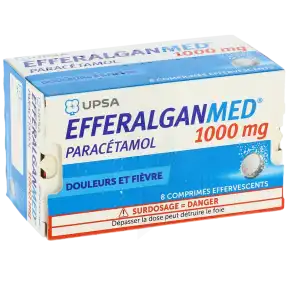 Efferalganmed 1000 Mg, Comprimé Effervescent à Pessac
