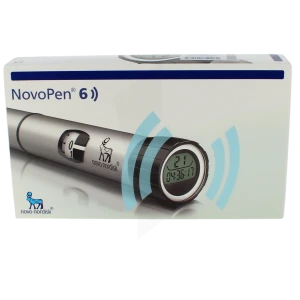 Novopen 6 Stylo Injecteur Insuline Réutilisable Grey