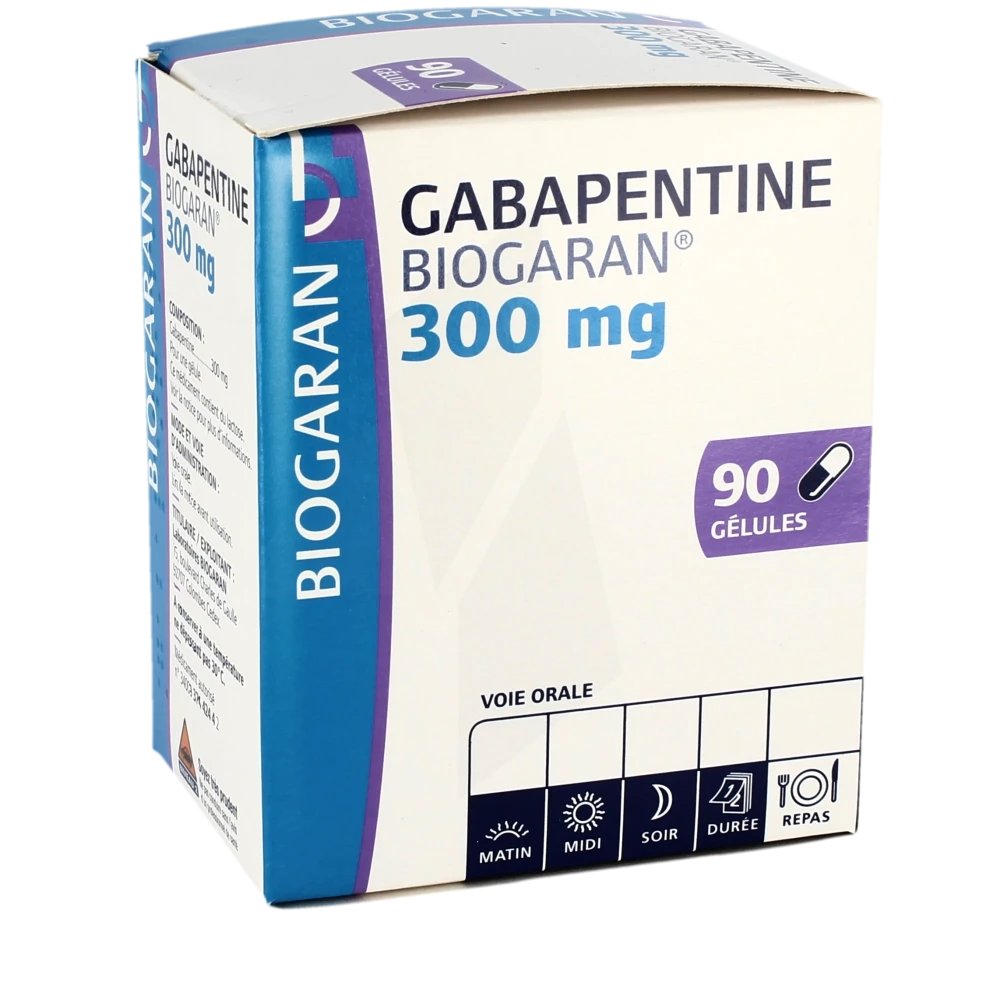 Gabapentine Biogaran 300 Mg, Gélule