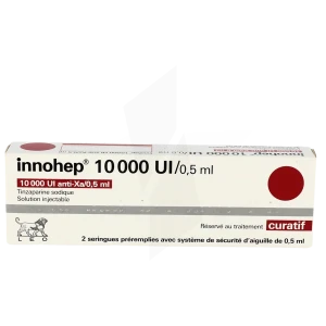 Innohep 10 000 Ui Anti-xa/0,5 Ml, Solution Injectable En Seringue Préremplie