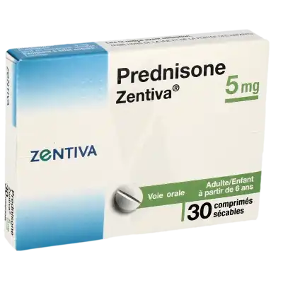 Prednisone Zentiva 5 Mg, Comprimé Sécable à Saint-Médard-en-Jalles