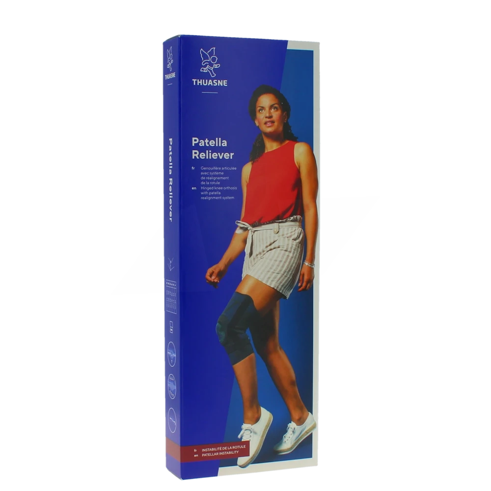Thuasne Patella Reliever Genouillère Avec Système De Réalignement De La Patella Gauche Hauteur 32 Cm Taille 1