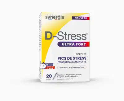 Synergia D-stress Ultra Fort Poudre 20 Sachets/4,55g à ANDERNOS-LES-BAINS