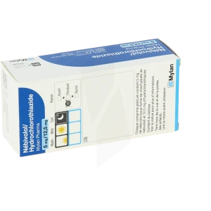 Nebivolol/hydrochlorothiazide Viatris 5 Mg/12,5 Mg, Comprimé Pelliculé