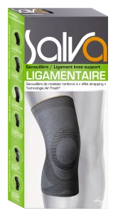 Cooper Salva Genouillère Ligamentaire Noir T2