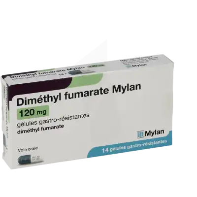 Dimethyl Fumarate Mylan 120 Mg, Gélule Gastro-résistante à Paris