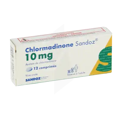 Chlormadinone Sandoz 10 Mg, Comprimé à Bergerac