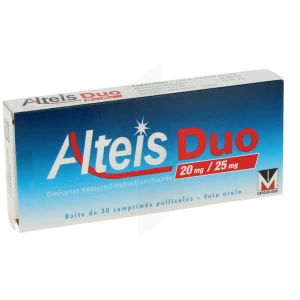 Alteisduo 20 Mg/25 Mg, Comprimé Pelliculé