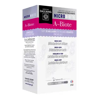 Dayang A-biote 15 Gélules à Bordeaux