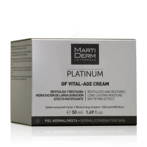 Martiderm Platinum Gf Vital-age Cream Peaux Normales/mixtes 50ml