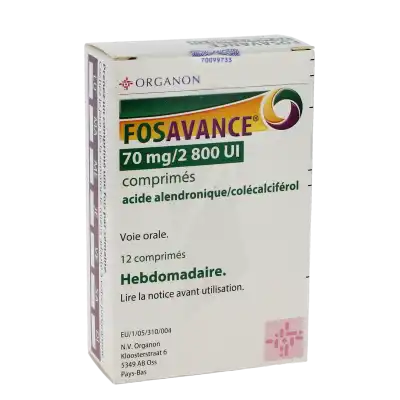 Fosavance 70 Mg/2800 Ui, Comprimé à Clermont-Ferrand