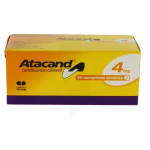 Atacand 4 Mg, Comprimé Sécable