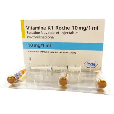 Vitamine K1 Cheplapharm 10 Mg/1 Ml, Solution Buvable Et Injectable à Noisy-le-Sec