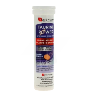 Energie Taurine Power Comprimé Effervescent Tube De 15