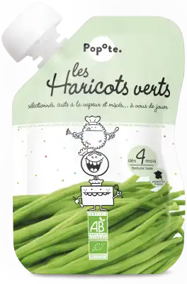 Popote Gourde Haricot Vert Bio 120g* à Aubervilliers