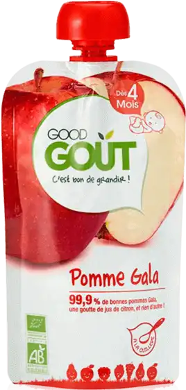 Good Goût Alimentation Infantile Pomme Gala Gourde/120g