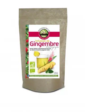 Ecoidées Ethnoscience Infusion De Gingembre Bio Sachet/100g