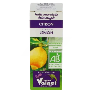 Docteur Valnet Huile Essentielle Bio, Citron 10ml