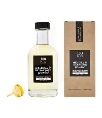 100 Bon Eau de parfum - Recharge Mimosa et Heliotrope Poudré 200ml