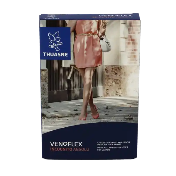 Venoflex Kokoon Absolu 2 Chaussette Mollet- Femme Beige Naturel Taille 0n